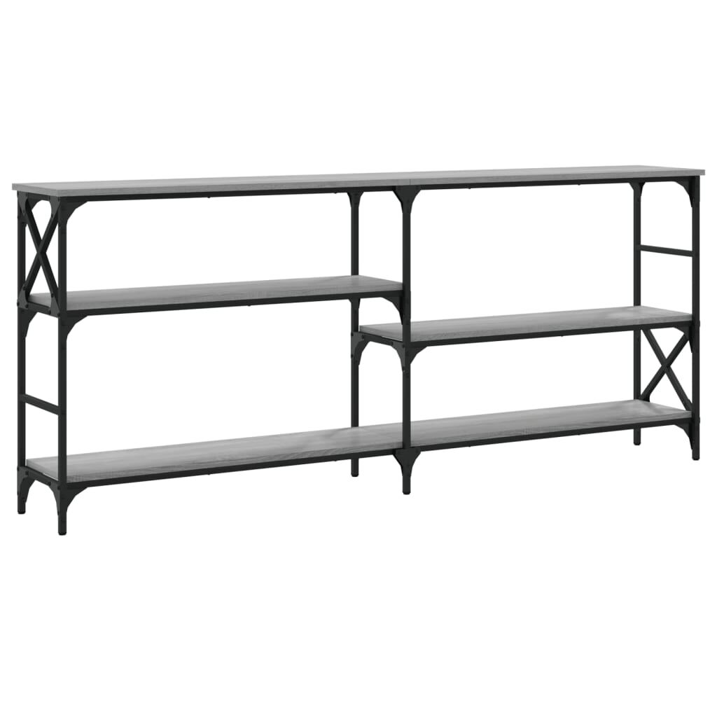 vidaXL Τραπέζι Κονσόλα Γκρι Sonoma 180x29x76,5 εκ. Επεξεργ. Ξύλο
