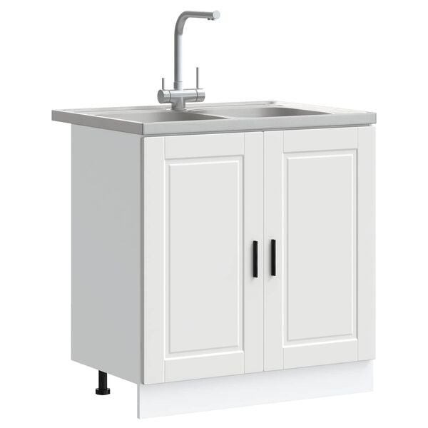 vidaXL &Beta;ά&sigma;&eta; &nu;&iota;&pi;&tau;ή&rho;&alpha; &mu;&epsilon; &alpha;&pi;&omicron;&theta;ή&kappa;&epsilon;&upsilon;&sigma;&eta; Porto 2 pcs &Lambda;&epsilon;&upsilon;&kappa;ό &Epsilon;&pi;&epsilon;&xi;&epsilon;&rho;&gamma;&alpha;&sigma;&mu;έ&nu;&omicron; &xi;ύ&lambda;&omicron;