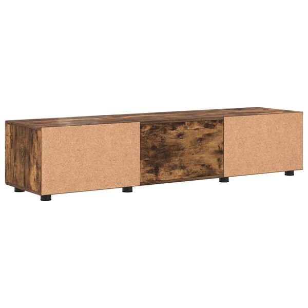 vidaXL Ντουλάπι TV Καπνιστή δρυς 150 x 39 x 30 εκ Επεξεργασμένο ξύλο