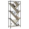 vidaXL Βιβλιοθήκη Sonoma Δρυς 79x30x180 εκ. Επεξεργ. Ξύλο & Μέταλλο
