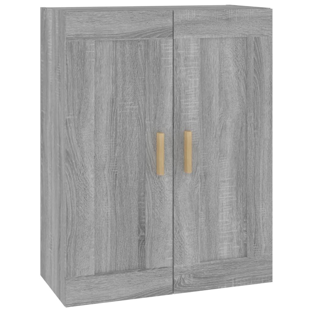 vidaXL Ντουλάπι Τοίχου Γκρι Sonoma 69,5x32,5x90 εκ. από Επεξ. Ξύλο