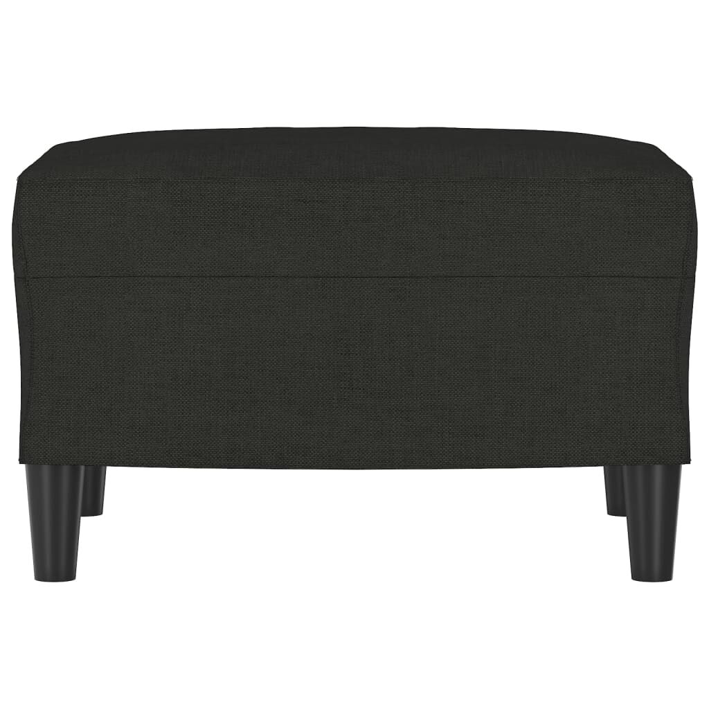 vidaXL Υποπόδιο Μαύρο 60x50x41 εκ. Υφασμάτινο