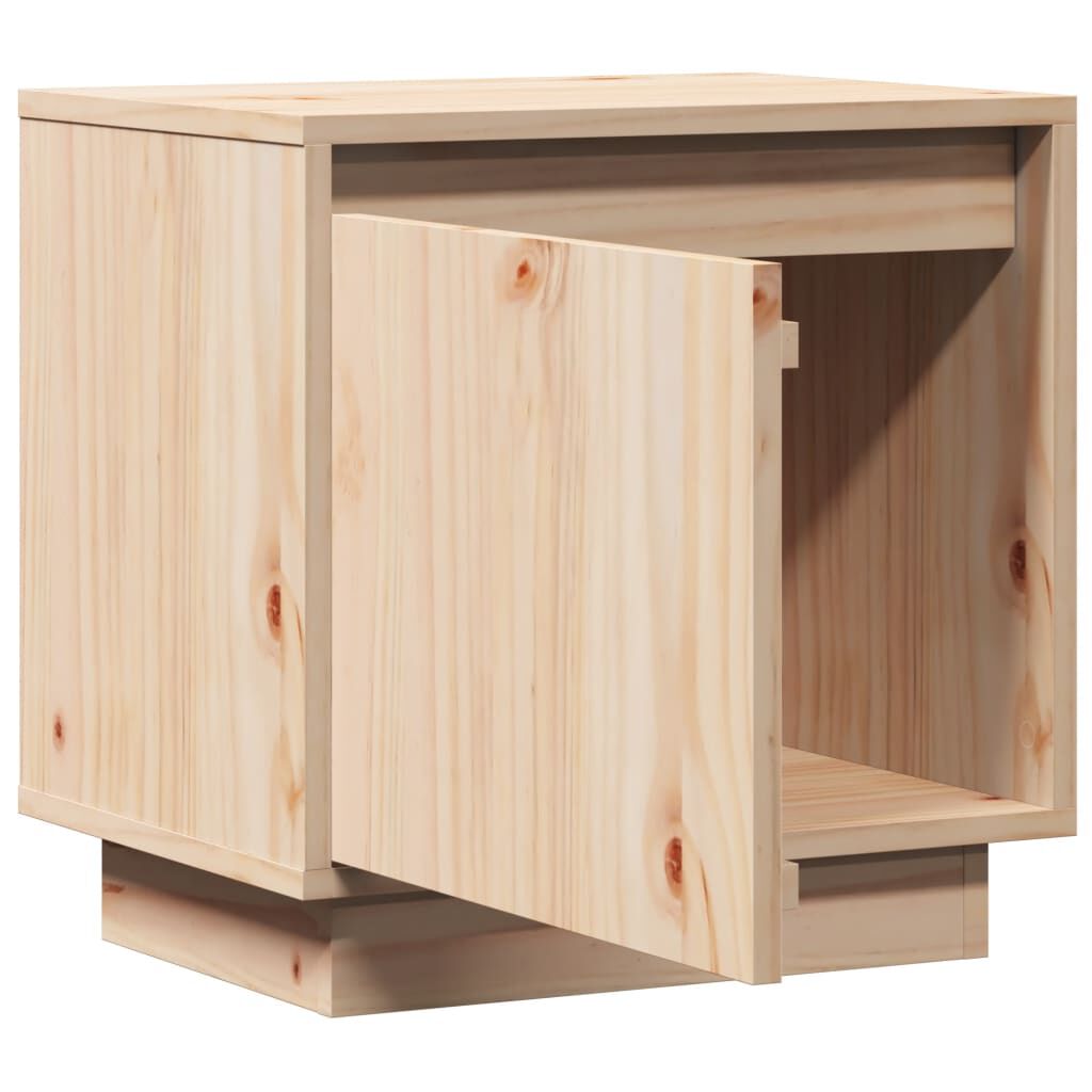 vidaXL Κομοδίνο 40 x 30 x 40 εκ. από Μασίφ Ξύλο Πεύκου