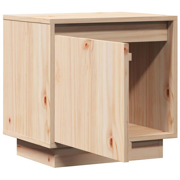 vidaXL Κομοδίνο 40 x 30 x 40 εκ. από Μασίφ Ξύλο Πεύκου