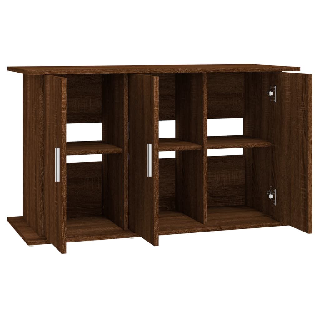 vidaXL Βάση Ενυδρείου Καφέ Δρυς 101x41x58 εκ. από Επεξεργασμένο Ξύλο
