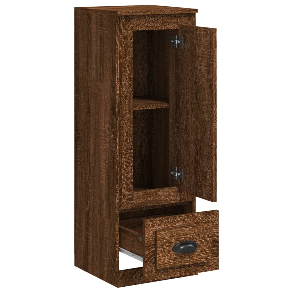vidaXL Ντουλάπι Καφέ δρυς 36x35,5x103,5 εκ. από Επεξεργασμένο Ξύλο