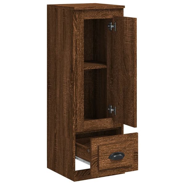 vidaXL Ντουλάπι Καφέ δρυς 36x35,5x103,5 εκ. από Επεξεργασμένο Ξύλο