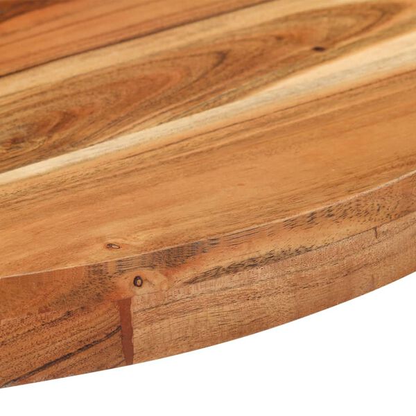 vidaXL Τραπέζι Bistro Στρογγυλό Ø70 x 75 εκ. Μασίφ Ξύλο Ακακίας