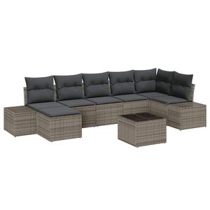 vidaXL &Sigma;&epsilon;&tau; &Kappa;&alpha;&nu;&alpha;&pi;έ &Kappa;ή&pi;&omicron;&upsilon; &mu;&epsilon; &mu;&alpha;&xi;&iota;&lambda;ά&rho;&iota; 7 pcs &Gamma;&kappa;&rho;&iota; &sigma;&upsilon;&nu;&theta;&epsilon;&tau;&iota;&kappa;ό &rho;&alpha;&tau;ά&nu;