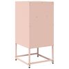 vidaXL Κομοδίνο ροζ 36x39x78 cm από χάλυβα ψυχρής έλασης
