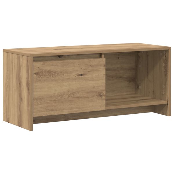 vidaXL &Sigma;&epsilon;&tau; &epsilon;&pi;ί&pi;&lambda;&omicron;&upsilon; &tau;&eta;&lambda;&epsilon;ό&rho;&alpha;&sigma;&eta;&sigmaf; &Epsilon;&pi;&iota;&tau;&omicron;ί&chi;&iota;&omicron; Artisan Oak 90 x 35 x 40 &epsilon;&kappa;.