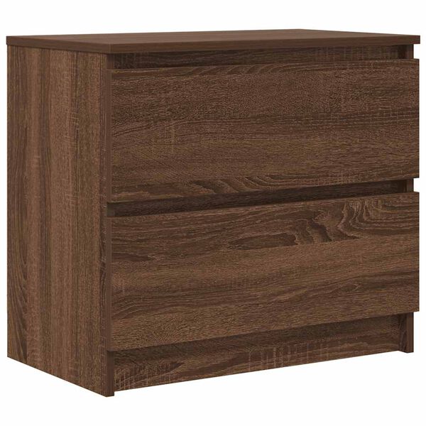 vidaXL Έπιπλο Τηλεόρασης Καφέ Δρυς 60x35x54 εκ. Επεξεργασμένο Ξύλο
