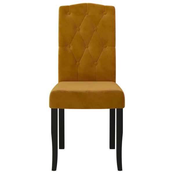 vidaXL Καρέκλες Τραπεζαρίας 6 τεμ. Καφέ Βελούδινες