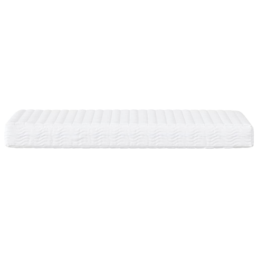 vidaXL Καναπές Κρεβάτι με Στρώμα Σκούρο Γκρι 90 x 190 εκ. Υφασμάτινο