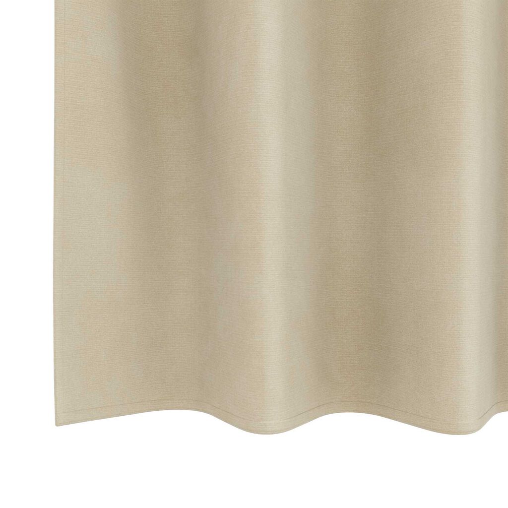 vidaXL Κουρτίνες με κουρτίνες 2 pcs Κρεμ 140 x 140 cm Βελούδο