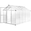 vidaXL &Theta;&epsilon;&rho;&mu;&omicron;&kappa;ή&pi;&iota;&omicron; 302 x 190 x 195 &epsilon;&kappa;. 11,19 &mu;&sup3; &Alpha;&lambda;&omicron;&upsilon;&mu;&iota;&nu;ί&omicron;&upsilon;
