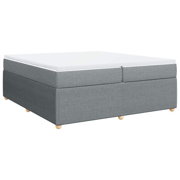 vidaXL &Kappa;&rho;&epsilon;&beta;ά&tau;&iota; Boxspring &mu;&epsilon; &Sigma;&tau;&rho;ώ&mu;&alpha; &Alpha;&nu;&omicron;&iota;&chi;&tau;ό &Gamma;&kappa;&rho;&iota; 200x200 &epsilon;&kappa;. &Upsilon;&phi;&alpha;&sigma;&mu;ά&tau;&iota;&nu;&omicron;