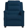 vidaXL Πολυθρόνα Μασάζ Ηλεκτρική Μπλε Βελούδινη