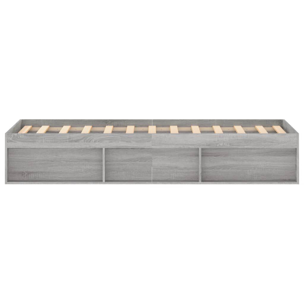 vidaXL Πλαίσιο Κρεβατιού Γκρι Sonoma 120x200 εκ.
