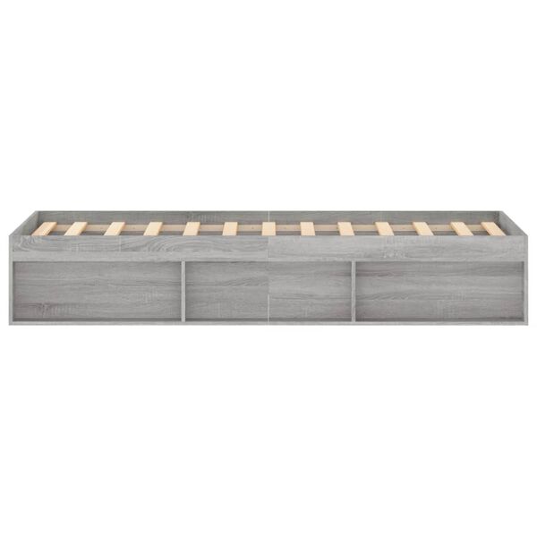 vidaXL Πλαίσιο Κρεβατιού Γκρι Sonoma 120x200 εκ.