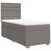 vidaXL &Kappa;&rho;&epsilon;&beta;ά&tau;&iota; Boxspring &mu;&epsilon; &Sigma;&tau;&rho;ώ&mu;&alpha; Taupe 90x190 &epsilon;&kappa;.&Upsilon;&phi;&alpha;&sigma;&mu;ά&tau;&iota;&nu;&omicron;