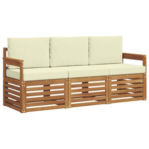 vidaXL &Sigma;&epsilon;&tau; &Kappa;&alpha;&nu;&alpha;&pi;έ 3 pcs &Phi;&upsilon;&sigma;&iota;&kappa;ό &kappa;&alpha;&iota; &Kappa;&rho;έ&mu;&alpha; &Sigma;&tau;&epsilon;&rho;&epsilon;ό &Xi;ύ&lambda;&omicron; &Alpha;&kappa;&alpha;&kappa;ί&alpha;&sigmaf;