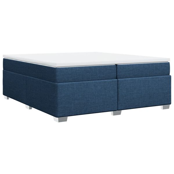 vidaXL &Kappa;&rho;&epsilon;&beta;ά&tau;&iota; Boxspring &mu;&epsilon; &Sigma;&tau;&rho;ώ&mu;&alpha; &Mu;&pi;&lambda;&epsilon; 200x200 &epsilon;&kappa;. &Upsilon;&phi;&alpha;&sigma;&mu;ά&tau;&iota;&nu;&omicron;