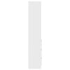 vidaXL Ντουλάπι Λευκό 37,5x35x180 εκ. Επεξεργασμένο Ξύλο