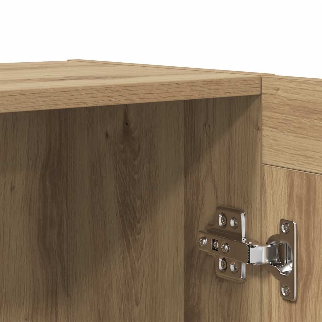 vidaXL Μπουφές Αρτισιανή Δρυς 120x30,5x70εκ. από Επεξεργασμένο Ξύλο