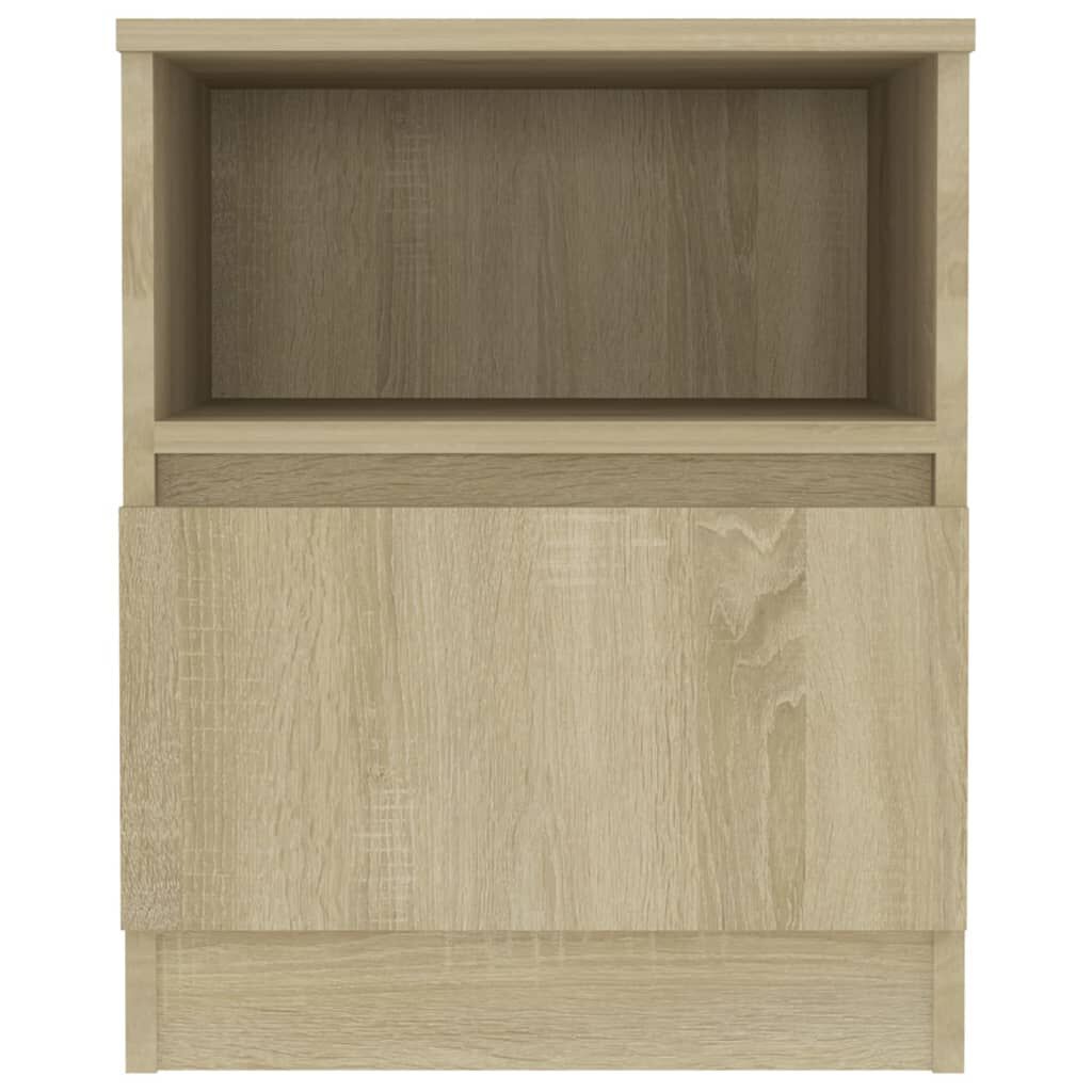 vidaXL Κομοδίνο Sonoma Δρυς 40 x 40 x 50 εκ. από Επεξ. Ξύλο