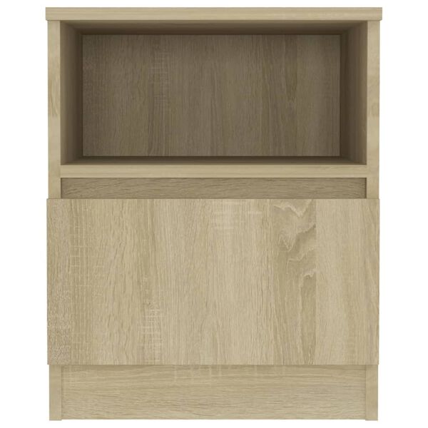 vidaXL Κομοδίνο Sonoma Δρυς 40 x 40 x 50 εκ. από Επεξ. Ξύλο