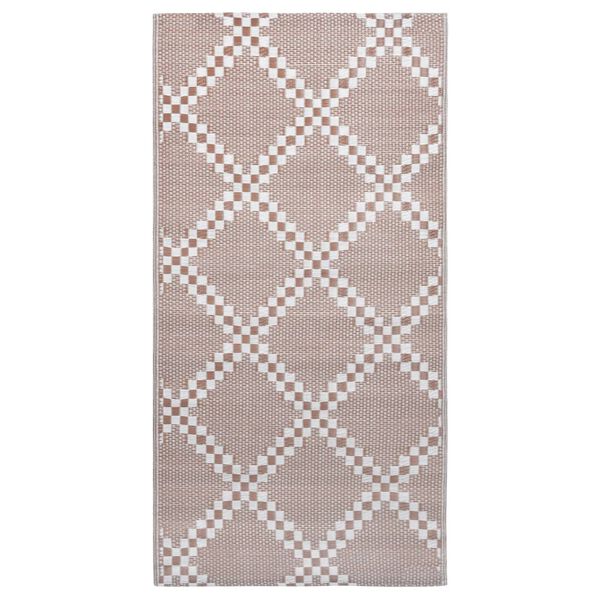 vidaXL Χαλί εξωτερικού χώρου ARAKIL καφέ 160x230 cm PP