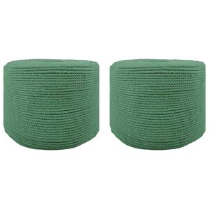 vidaXL Cotton Twine 2 &tau;&mu;&chi;. 2 mm 100 m &Pi;&rho;ά&sigma;&iota;&nu;&omicron; 100% &Beta;&alpha;&mu;&beta;ά&kappa;&iota;