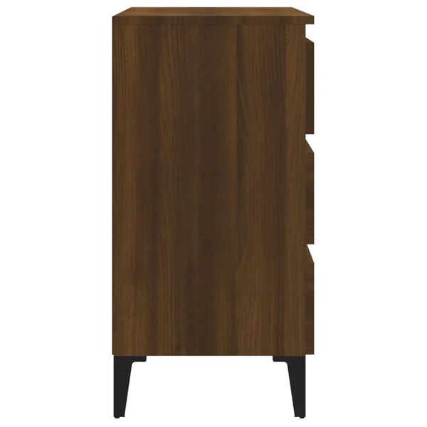 vidaXL Συρταριέρα Καφέ Δρυς 60 x 35 x 69 εκ. από Επεξεργασμένο Ξύλο