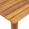 vidaXL Κήπου Καρέκλες με Τραπέζι 3 pcs Μαύρο 45 x 45 x 40 cm