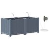 vidaXL &Gamma;&lambda;ά&sigma;&tau;&rho;&alpha; &Kappa;ή&pi;&omicron;&upsilon; 2 pcs &Alpha;&nu;&omicron;&iota;&chi;&tau;ό &Gamma;&kappa;&rho;&iota; 80 x 40 x 37,5 cm &Pi;&lambda;&alpha;&sigma;&tau;&iota;&kappa;ό