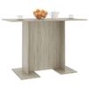 vidaXL Τραπεζαρία Sonoma Δρυς 110 x 60 x 75 εκ. από Επεξ. Ξύλο