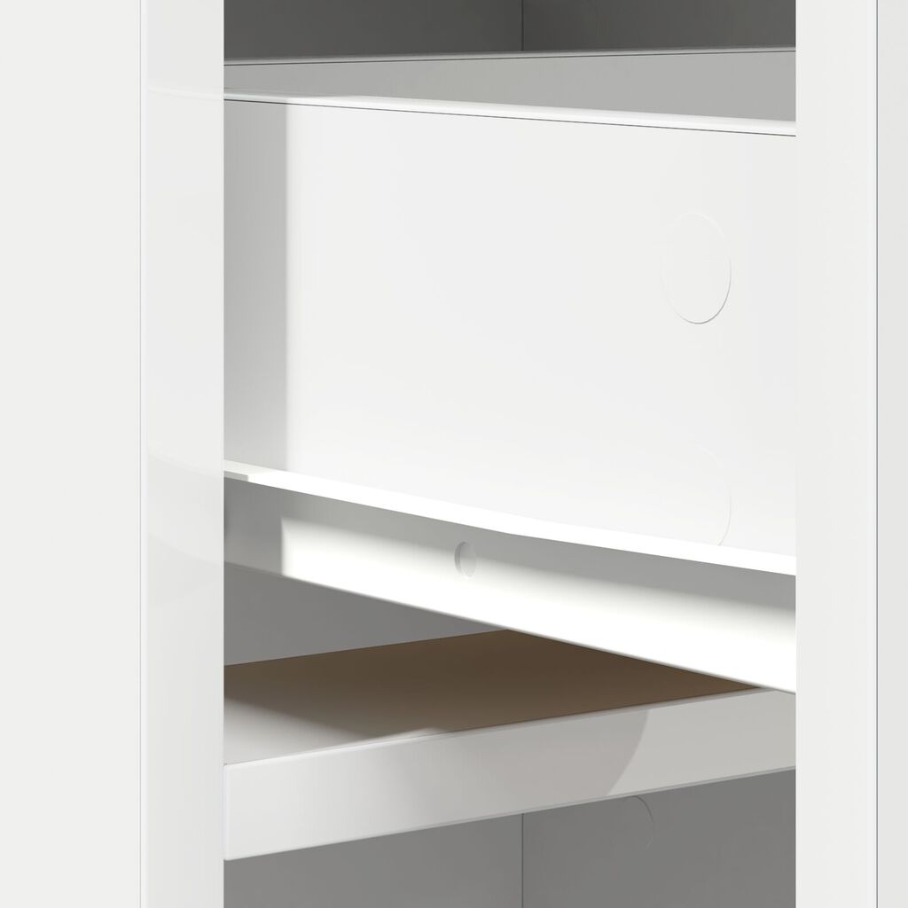 vidaXL Υψηλός μπουφές Λευκός 40x41x135 εκ. Ξύλο επεξεργασμένου