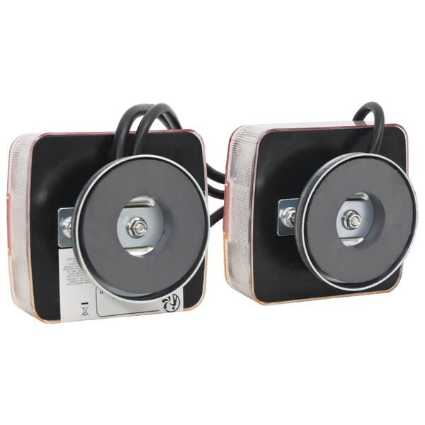 vidaXL &Phi;ώ&tau;&alpha; &Tau;&rho;έ&iota;&lambda;&epsilon;&rho; 2 &tau;&epsilon;&mu;. &Kappa;ό&kappa;&kappa;&iota;&nu;&alpha; 10,5x7,5x10 &epsilon;&kappa;. LED &Lambda;&alpha;&mu;&pi;&tau;ή&rho;&alpha;&sigmaf; 12V