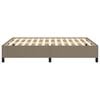 vidaXL Σκελετός Κρεβατιού Χωρίς Στρώμα Taupe 140x190 εκ. Υφασμάτινο