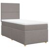 vidaXL &Kappa;&rho;&epsilon;&beta;ά&tau;&iota; Boxspring &mu;&epsilon; &Sigma;&tau;&rho;ώ&mu;&alpha; Taupe 90x200 &epsilon;&kappa;. &Upsilon;&phi;&alpha;&sigma;&mu;ά&tau;&iota;&nu;&omicron;