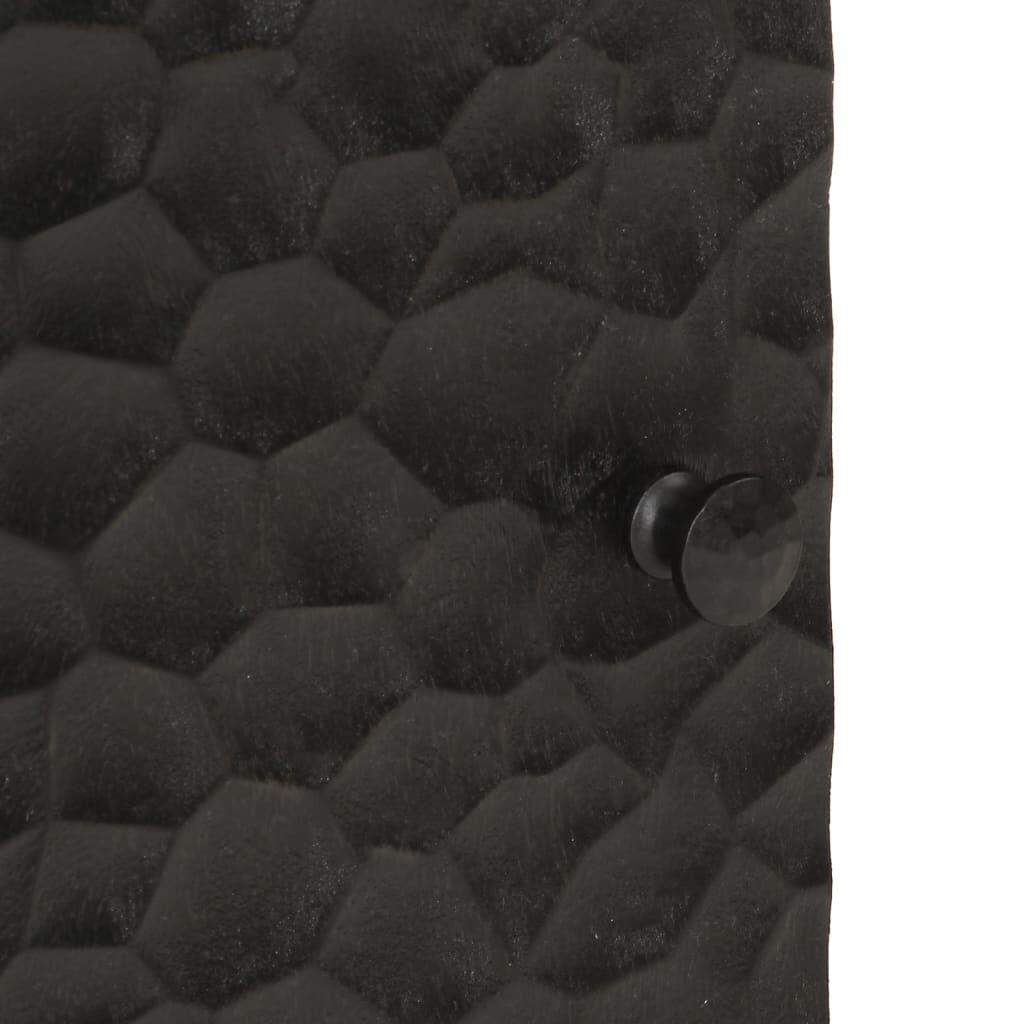 vidaXL Κομοδίνο Μαύρο 50 x 33 x 60 εκ. από Μασίφ Ξύλο Μάνγκο