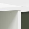 vidaXL Γραφείο Κιμωλίας με ράφι Λευκό και γκρι 120 x 45 x 118.5 εκ.