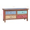 vidaXL Έπιπλο Τηλεόρασης 102 x 35 x 50 εκ. από Μασίφ Ανακυκλωμένο Ξύλο