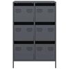 vidaXL Ντουλάπι Ανθρακί 68x39x101,5 εκ. από Χάλυβα