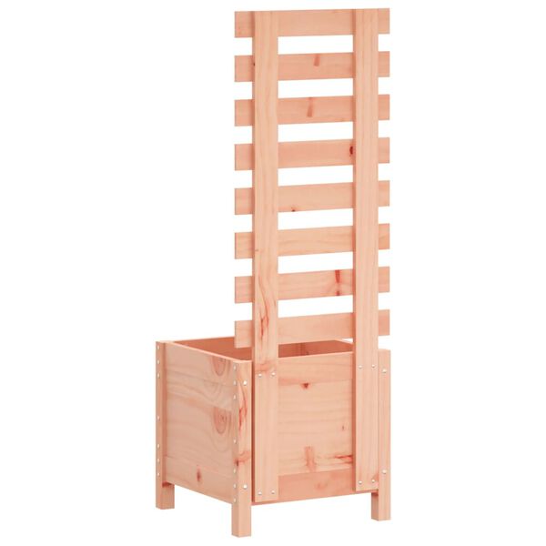 vidaXL Ζαρντινιέρα με Ράφι 39x39,5x114εκ. από Μασίφ Ξύλο Ψευδοτσούγκας