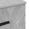 vidaXL Κομοδίνο Γκρι σκυροδέματος 38 x 38 x 66 εκ Επεξεργασμένο ξύλο