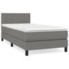 vidaXL &Kappa;&rho;&epsilon;&beta;ά&tau;&iota; Boxspring &mu;&epsilon; &Sigma;&tau;&rho;ώ&mu;&alpha; &Sigma;&kappa;&omicron;ύ&rho;&omicron; &Gamma;&kappa;&rho;&iota; 100x200 &epsilon;&kappa;. &Upsilon;&phi;&alpha;&sigma;&mu;ά&tau;&iota;&nu;&omicron;