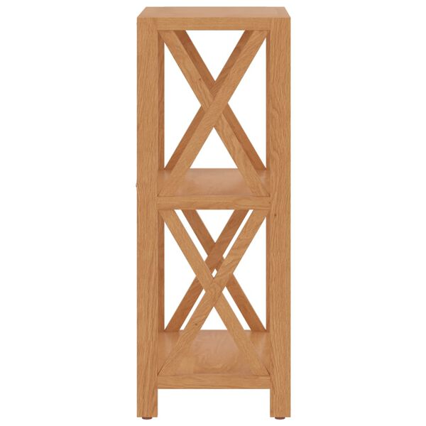 vidaXL Ραφιέρα 3 Επιπέδων 40 x 30 x 78 εκ. από Μασίφ Ξύλο Δρυός