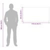 vidaXL Πίσω Πάνελ Κουζίνας 2 pcs Κίτρινο 110 x 60 cm σκληρυμένο γυαλί